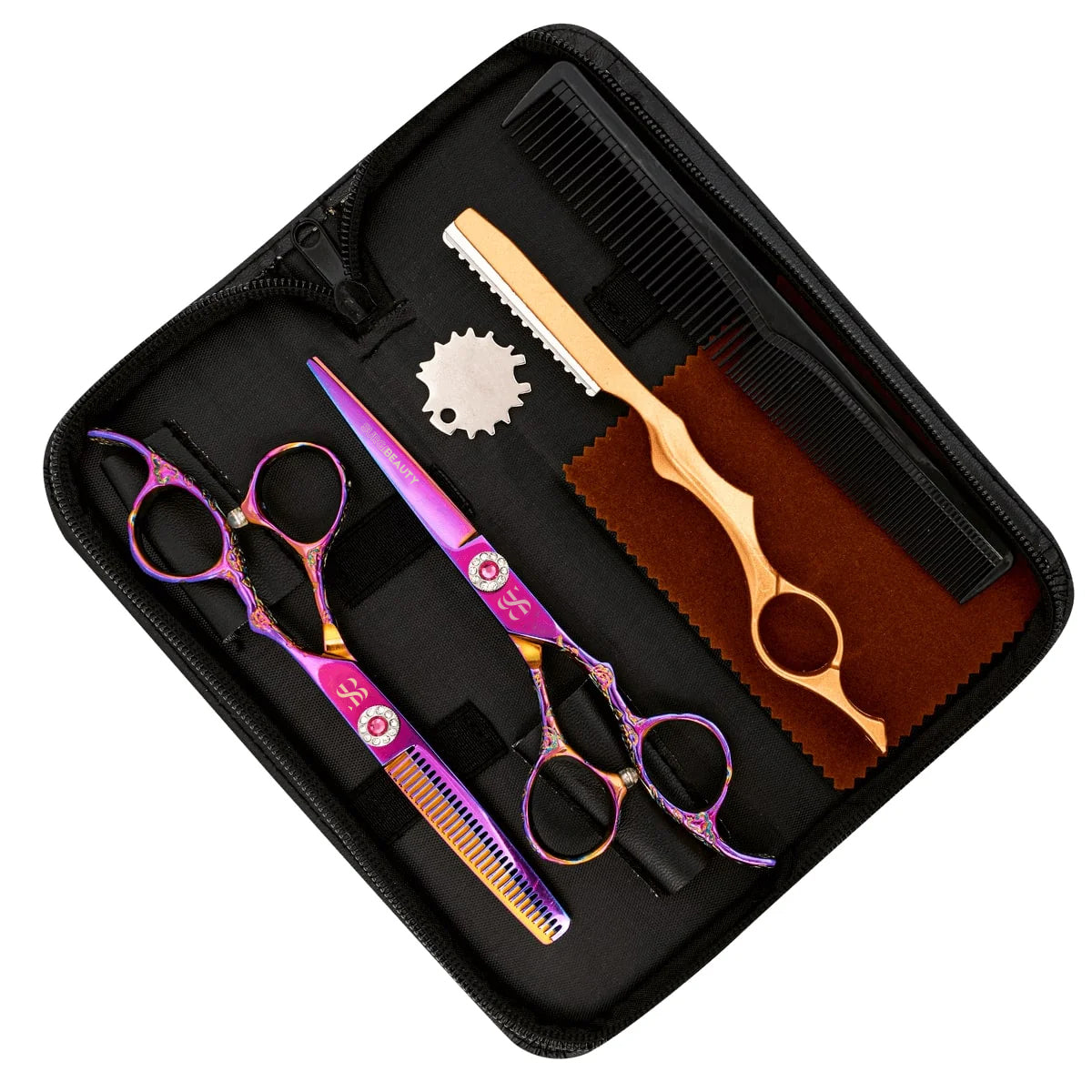 Multi Colour, 440c/J2/420 Barber Scissors Set, The Precision Edge" Barber Scissors  Surgi beauty  salon tools  Razor Scissors  Grooming Tools  Grooming Scissors  Crafted Barber Scissors  Barber Thining Scissors  Barber Shears  Barber Scissors Set  Barber Scissors,Brazil  Canada  Chile  Europe  France  Germany  Mexico  Middle East  North America  Paris  South Africa  United Kingdom  USA  Spain