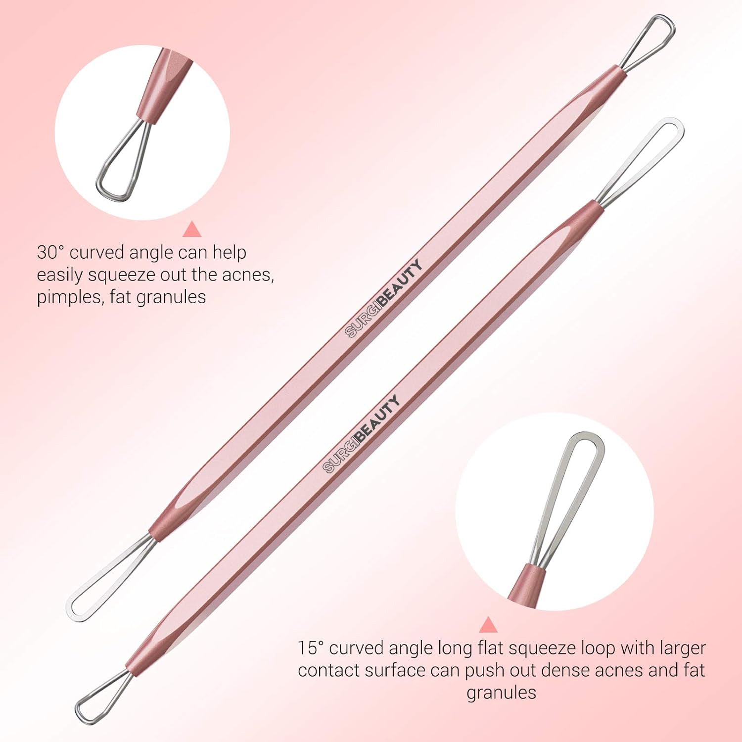 SURGIBEAUTY Blackhead Removal/Pimple Popper Tool Kit