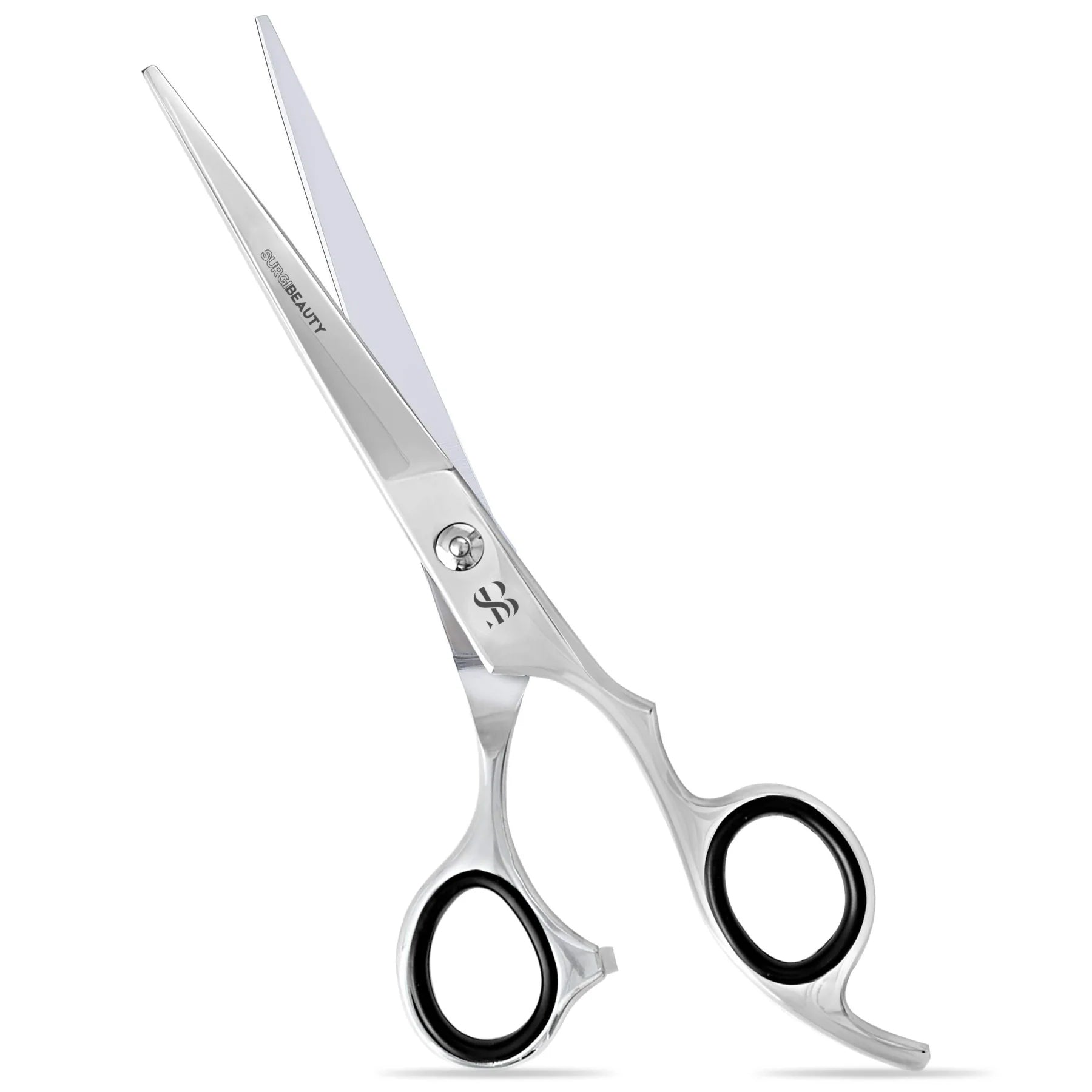 SURGI BEAUTY CLASSIC DELUXE WHITE LINE HAIRDRESSING 5.5" TO 7.0" SCISSOR, The Precision Edge" Barber Scissors  Surgi beauty  salon tools  Razor Scissors  Grooming Tools  Grooming Scissors  Crafted Barber Scissors  Barber Thining Scissors  Barber Shears  Barber Scissors Set  Barber Scissors