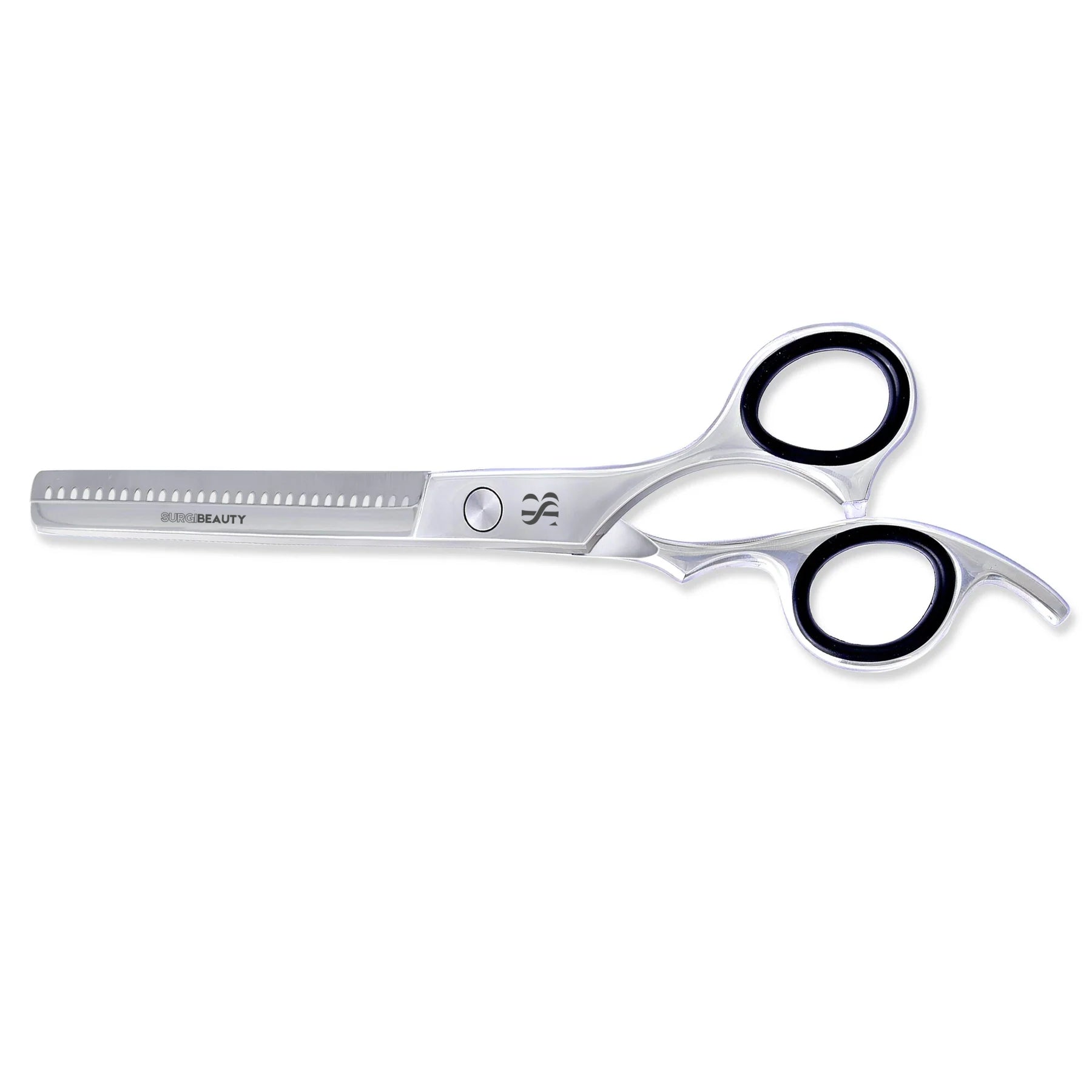 SURGI BEAUTY CLASSIC DELUXE WHITE LINE HAIRDRESSING 5.5" TO 7.0" THINNING SCISSORThe Precision Edge" Barber Scissors  Surgi beauty  salon tools  Razor Scissors  Grooming Tools  Grooming Scissors  Crafted Barber Scissors  Barber Thining Scissors  Barber Shears  Barber Scissors Set  Barber Scissors