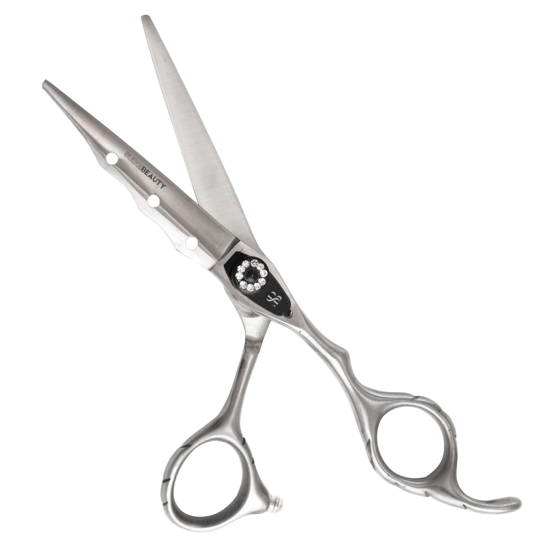 SURGI BEAUTY CURVED RIGHT HANDED 6.0" BARBER SCISSORS SET,The Precision Edge" Barber Scissors  Surgi beauty  salon tools  Razor Scissors  Grooming Tools  Grooming Scissors  Crafted Barber Scissors  Barber Thining Scissors  Barber Shears  Barber Scissors Set  Barber Scissors  AISI 440C Steel  AISI J2/420, Brazil  Canada  Chile  Europe  France  Germany  Mexico  North America  Paris  South Africa  United Kingdom  USA