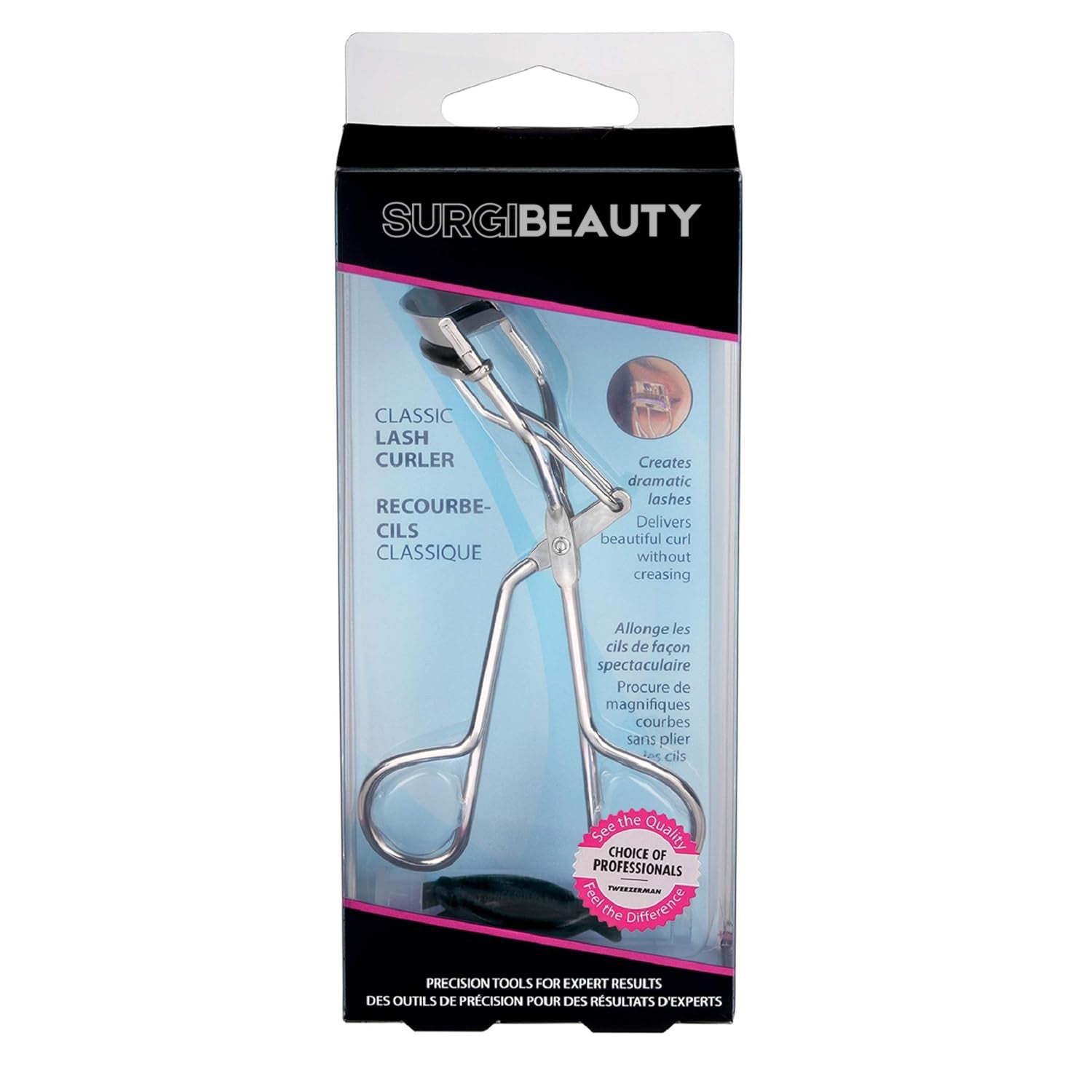 SURGI BEAUTY Classic Eyelash Curler, Surgi beauty  salon tools  Grooming Tools  Eyelash Curler, Brazil  Canada  Chile  Europe  France  Germany  Mexico  Middle East  North America  Paris  South Africa  Spain  USA  United Kingdom