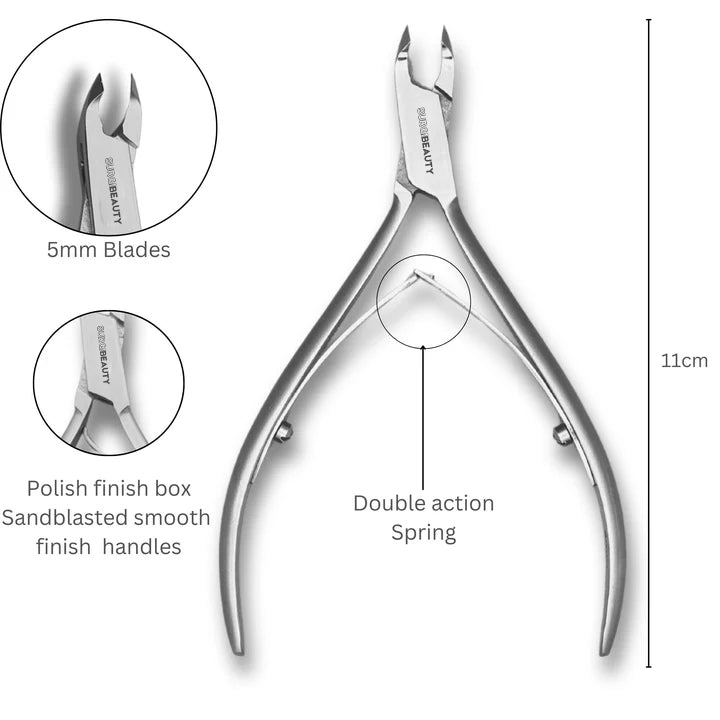 SURGI BEAUTY Cuticle Nipper - 5mm Double Spring, Surgi beauty salon tools Nail Clipper Manicure Nail Tools Ingrow Nail Cutter Grooming Tools Cuticle Nipper AISI J2/420 AISI 440C Steel, Brazil  Canada  Chile  Europe  France  Germany  Mexico  Middle East  North America  Paris  South Africa  Spain  USA  United Kingdom