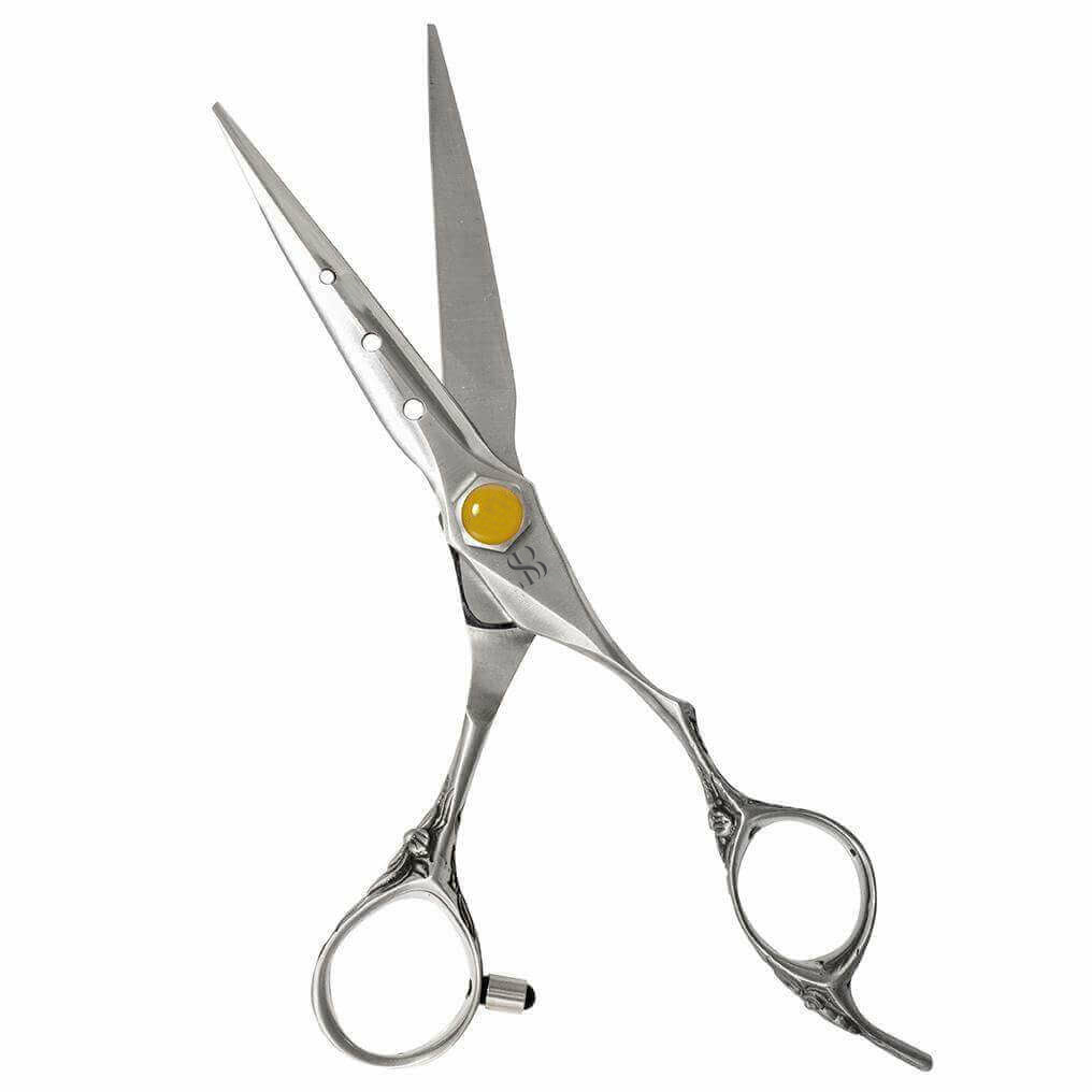 SURGI BEAUTY DRAGON YELLOW 6.0" 440C CRYSTAL LINE HAIRDRESSING SCISSORS SET, AISI J2/420/440c Steel, The Precision Edge" Barber Scissors  Surgi beauty  salon tools  Razor Scissors  Grooming Tools  Grooming Scissors  Crafted Barber Scissors  Barber Thining Scissors  Barber Shears  Barber Scissors Set  Barber Scissors, Brazil  Canada  Chile  Europe  France  Germany  Mexico  North America  Paris  South Africa  United Kingdom  USA