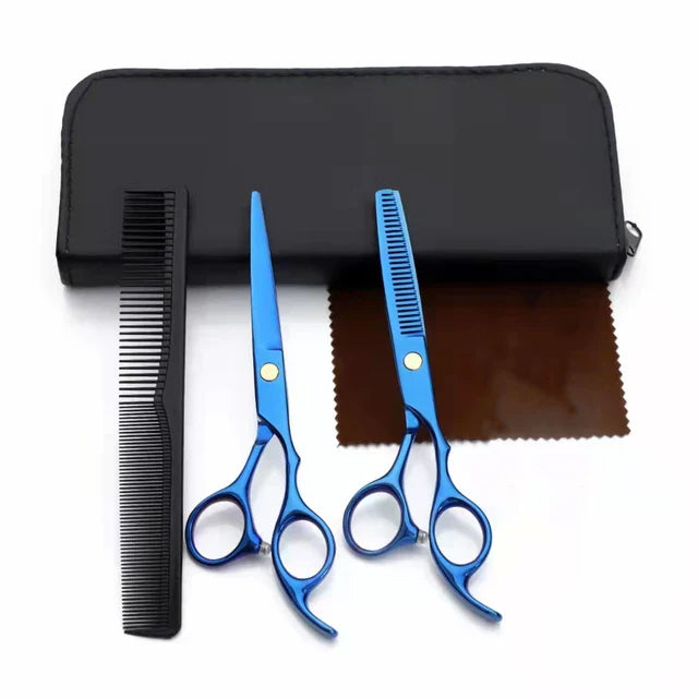 SURGI BEAUTY ELEGANT BLUE PROFESSIONAL HAIRDRESSING 5.5,6.0 & 6.5 THINING SCISSORS SET, The Precision Edge" Barber Scissors  Surgi beauty  salon tools  Razor Scissors  Grooming Tools  Grooming Scissors  Barber Thining Scissors  Barber Shears  Barber Scissors Set  Barber Scissors, Brazil  Canada  Chile  Europe  France  Germany  Mexico  North America  Paris  South Africa  United Kingdom  USA