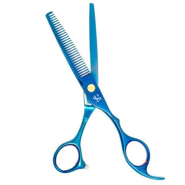 SURGI BEAUTY ELEGANT BLUE PROFESSIONAL HAIRDRESSING 5.5,6.0 & 6.5 THINING SCISSORS, The Precision Edge" Barber Scissors  Surgi beauty  salon tools  Razor Scissors  Grooming Tools  Grooming Scissors  Barber Thining Scissors  Barber Shears  Barber Scissors Set  Barber Scissors, Brazil  Canada  Chile  Europe  France  Germany  Mexico  North America  Paris  South Africa  United Kingdom  USA