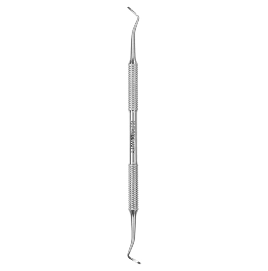 AISI J2/420 Steel,SURGI BEAUTY Expert 20 Double ended curette, pedicure nail tools for ingrown nail PE-20-2