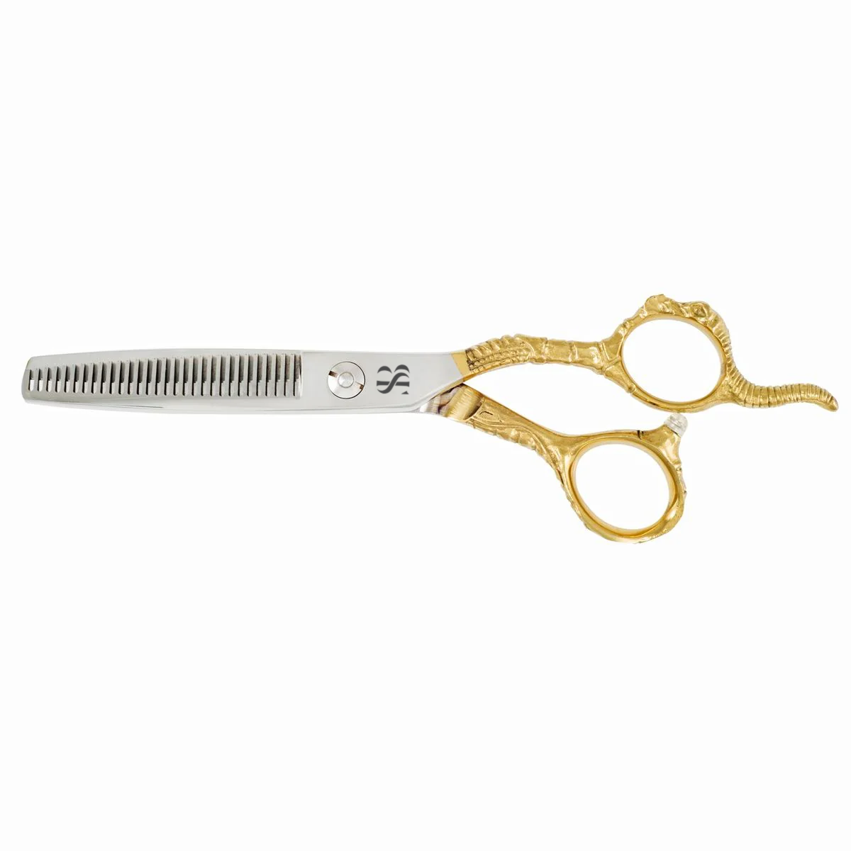 SURGI BEAUTY GOLDEN TAIL 6.0 HAIRDRESSING THINNING  SCISSOR,The Precision Edge" Barber Scissors  Surgi beauty  salon tools  Razor Scissors  Grooming Tools  Grooming Scissors  Crafted Barber Scissors  Barber Thining Scissors  Barber Shears  Barber Scissors Set  Barber Scissors  AISI J2/420  AISI 440C Steel, Brazil  Canada  Chile  Europe  France  Germany  Mexico  North America  Paris  South Africa  United Kingdom  USA