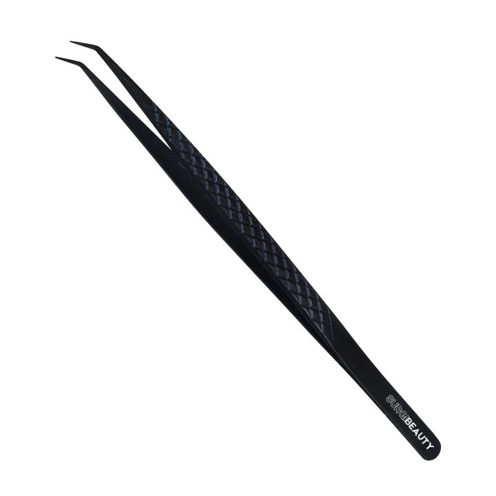 AISI j2/420 steel Diamond grip, Black tweezer 40 Degree Angle, Brazil  Canada  Chile  Europe  France  Germany  Mexico  Middle East  North America  Paris  South Africa  Spain  USA  United Kingdom